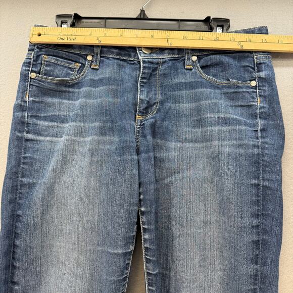 Paige Jeans Women's 29 (8) Dark Blue Kylie Cropped Leg Preppy Normcore Classic - Picture 10 of 14